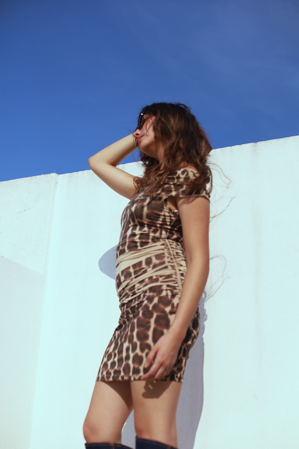 Vestido animal print