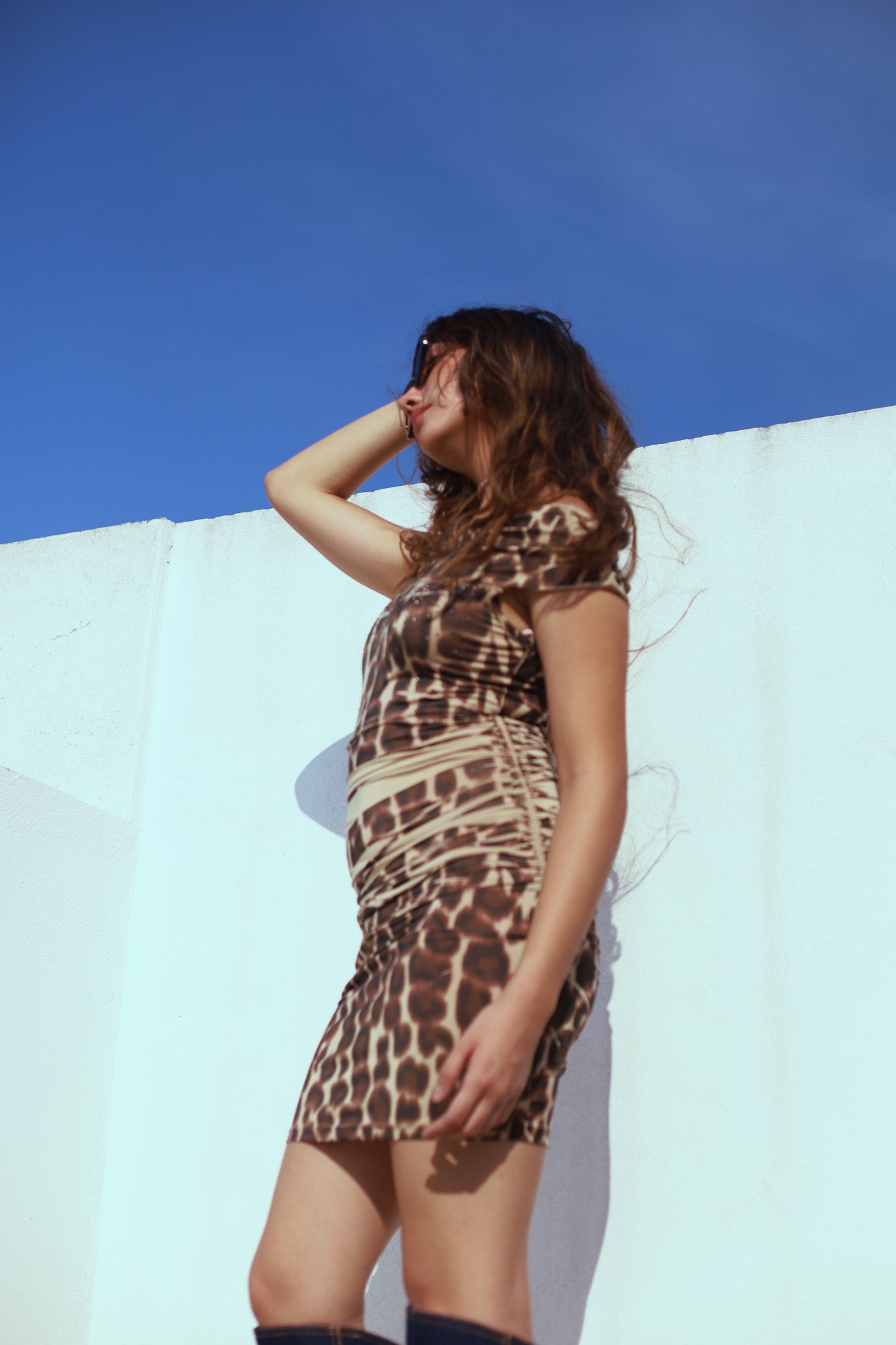 Vestido animal print