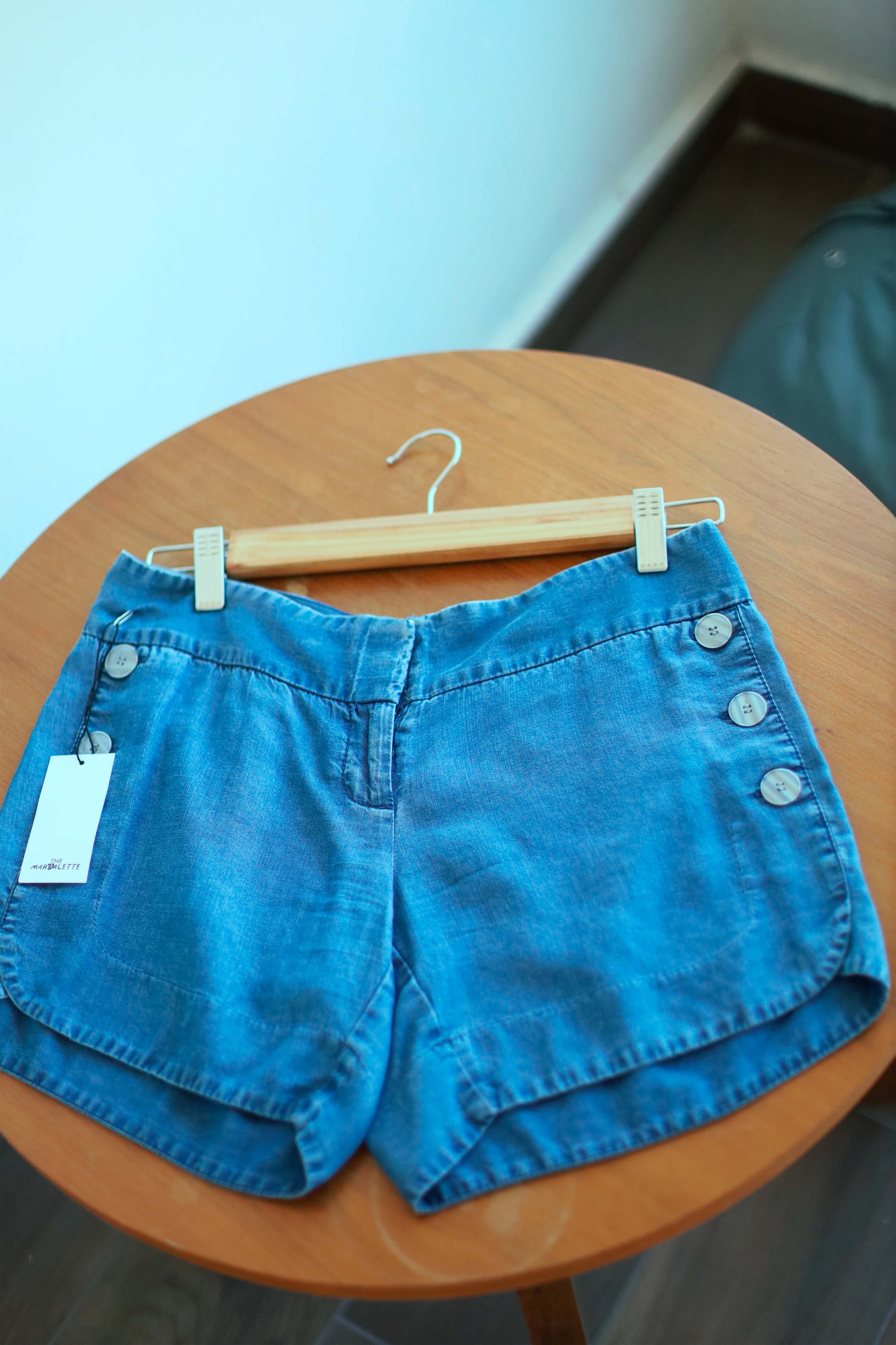 Shorts mezclilla ligera