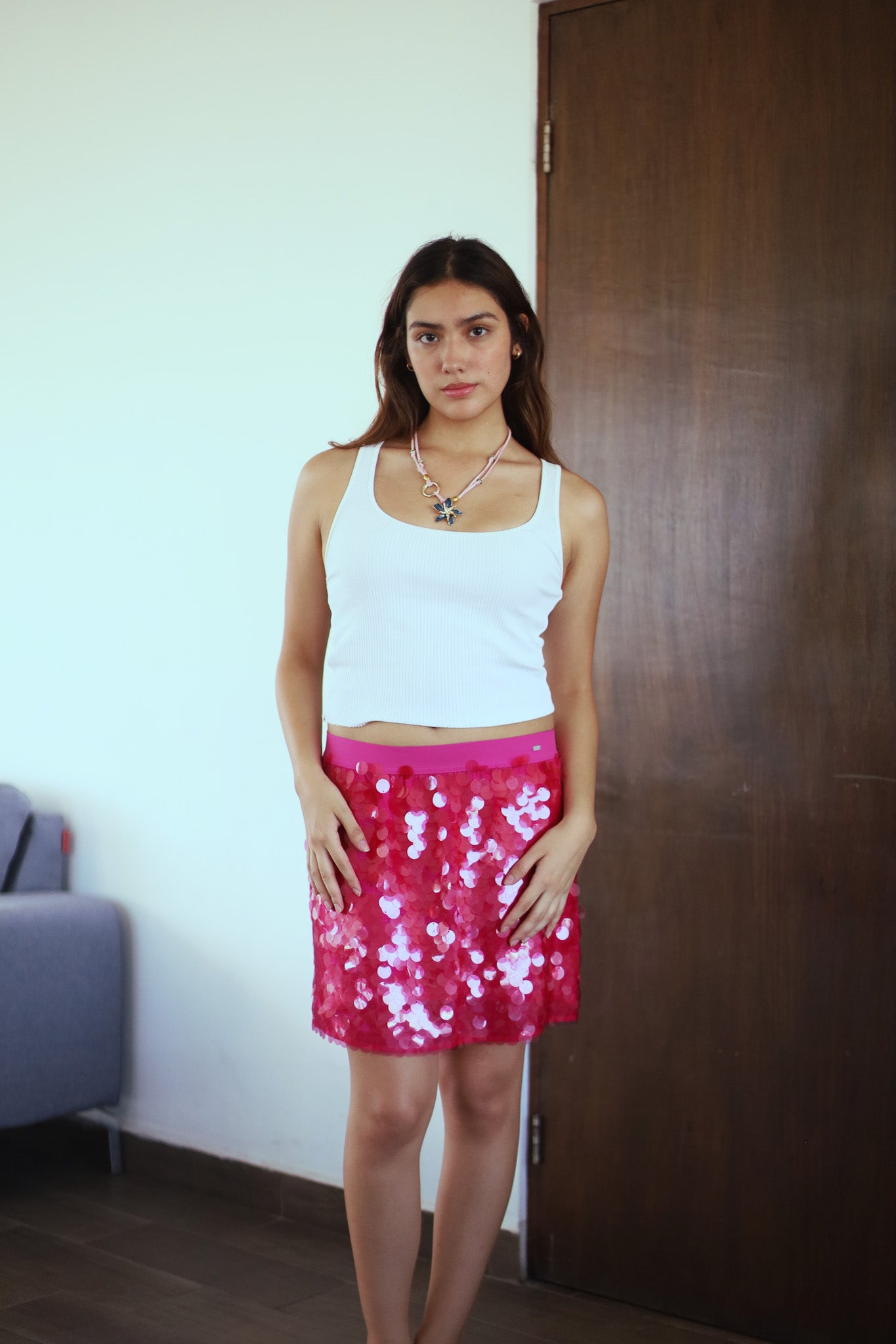Falda lentejuelas