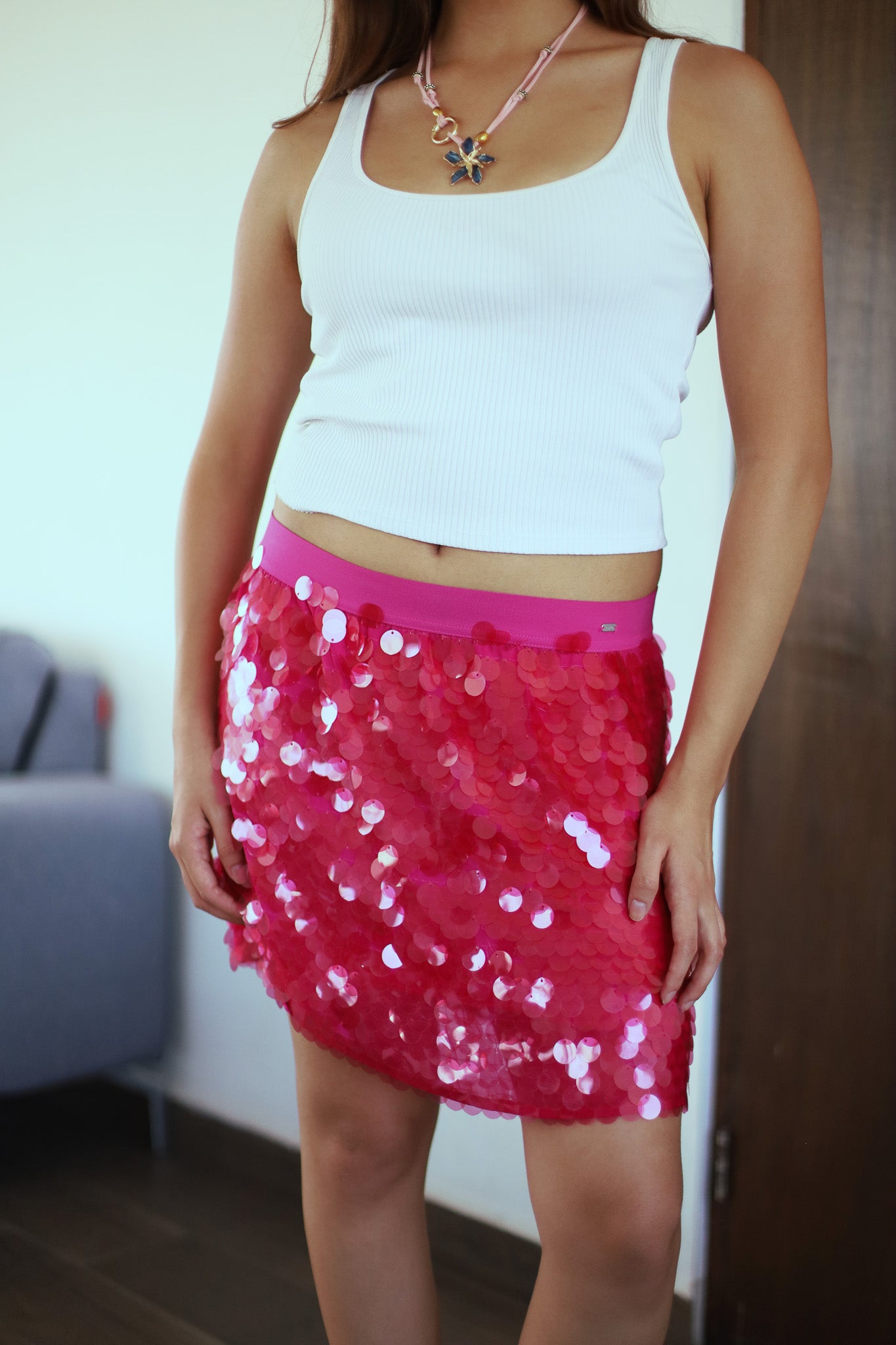 Falda lentejuelas