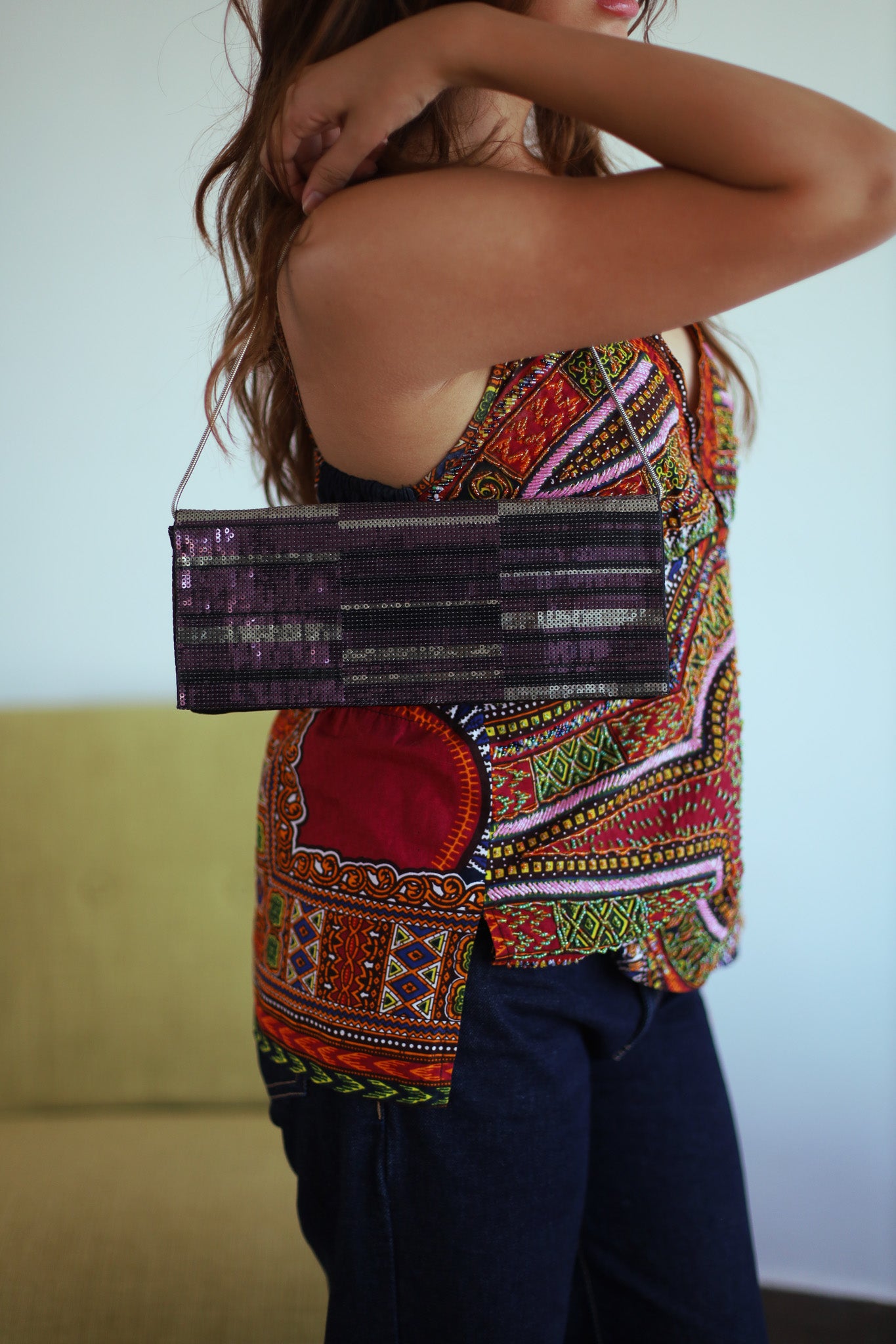 Clutch lentejuelas