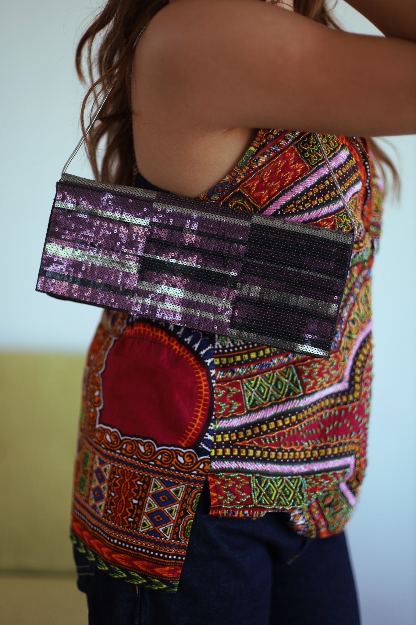 Clutch lentejuelas