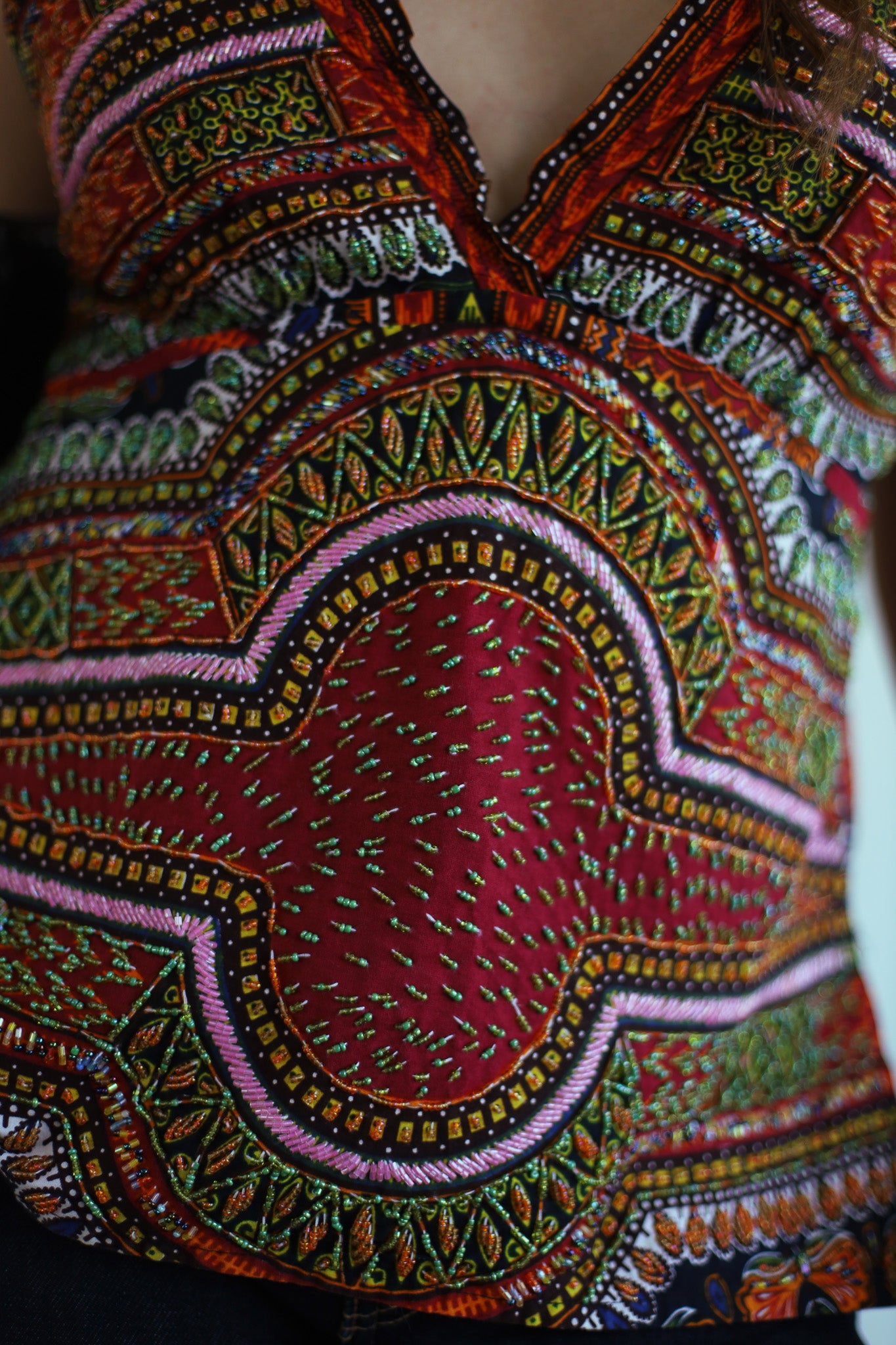 Top con detalles
