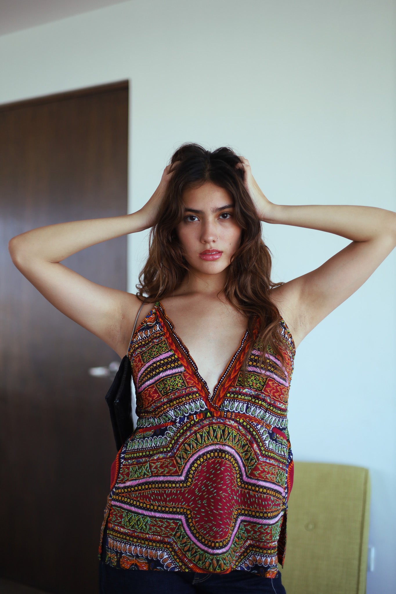 Top con detalles