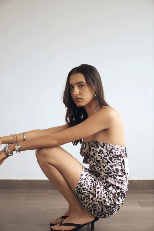 BEBE Leopard Print Dress