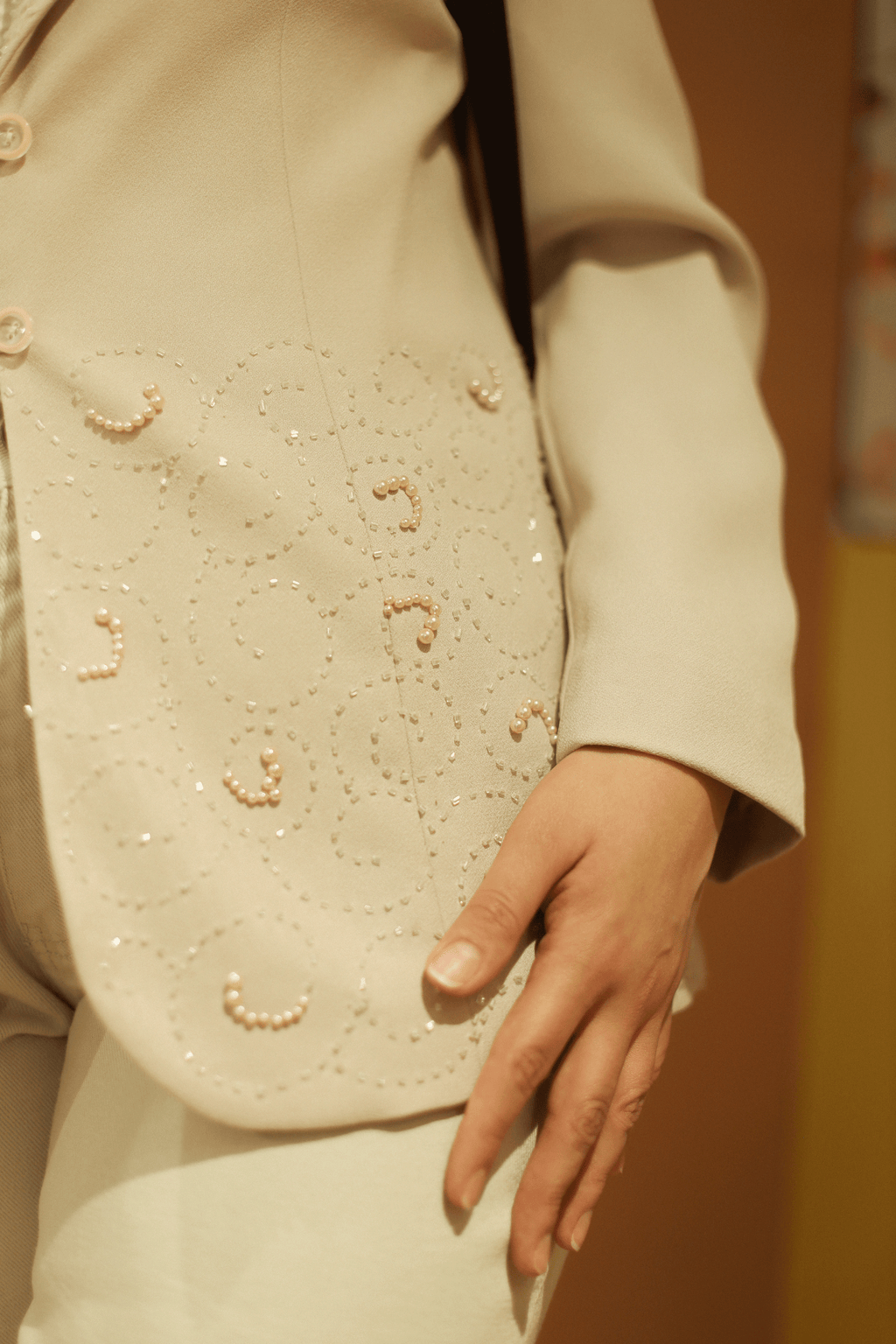 Blazer con detalles