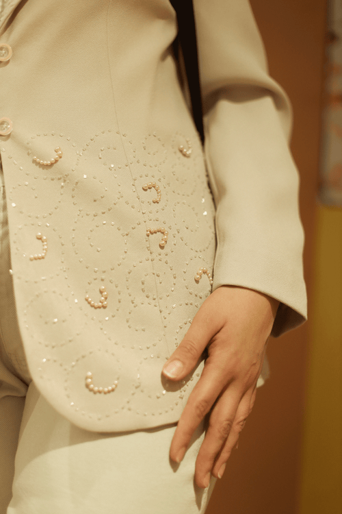 Blazer con detalles