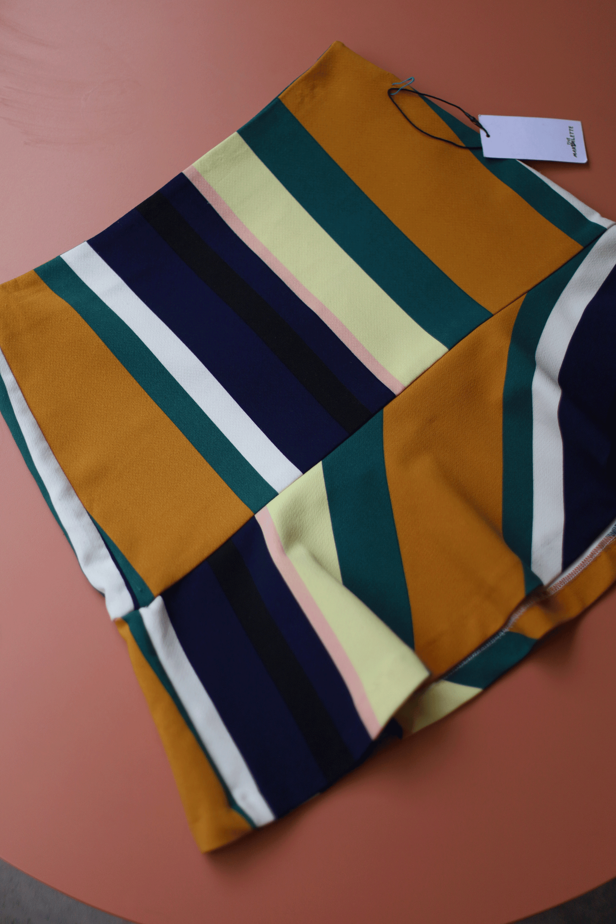 Falda rayas de colores