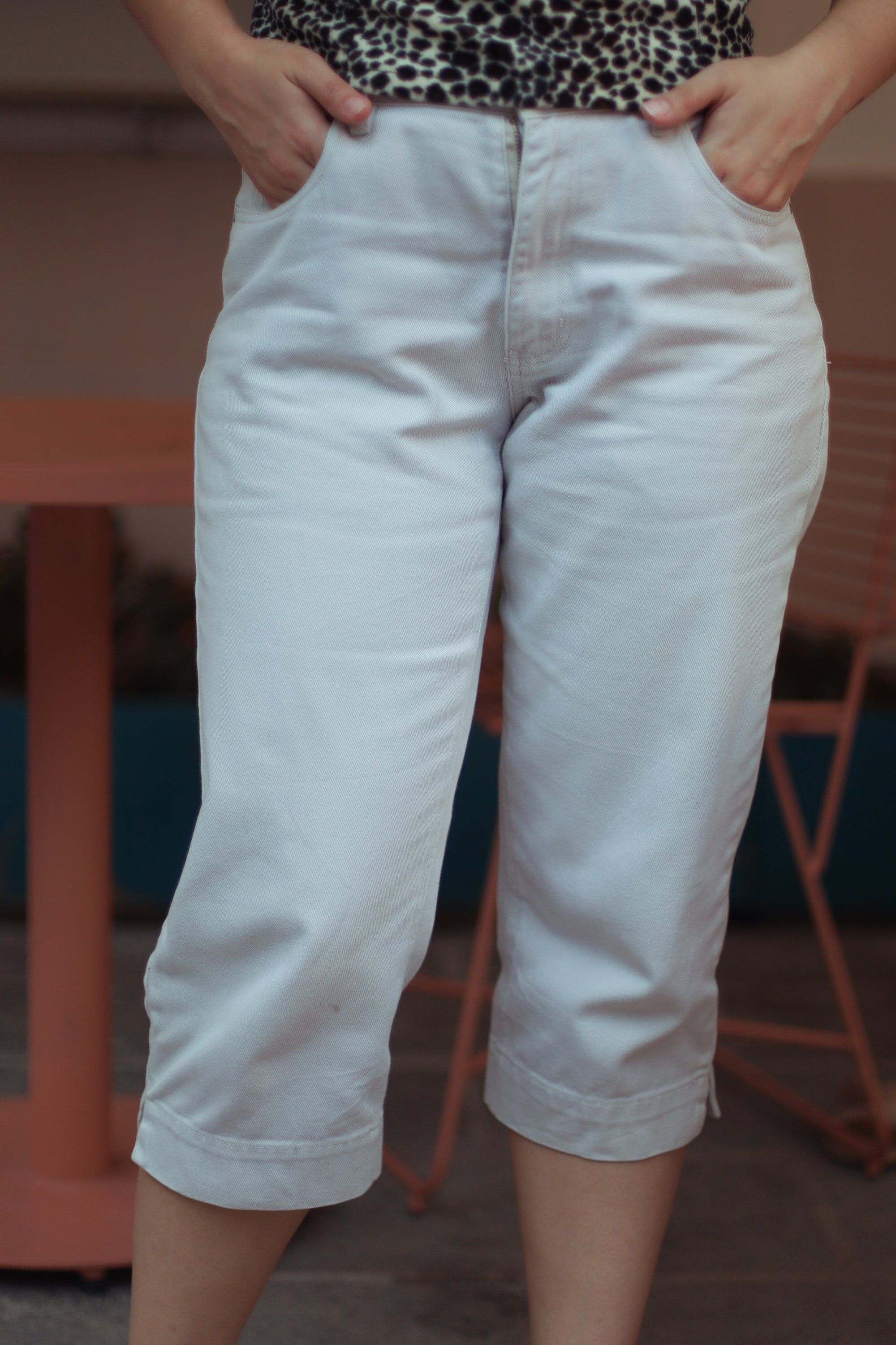 Capris/Jorts beige