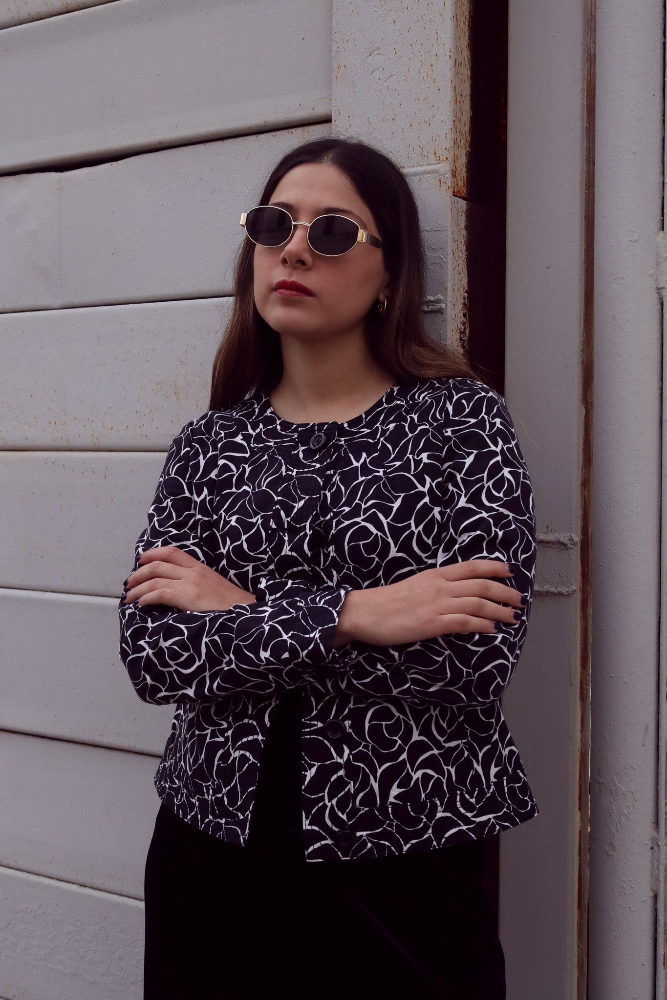 Chaqueta ligera estampado