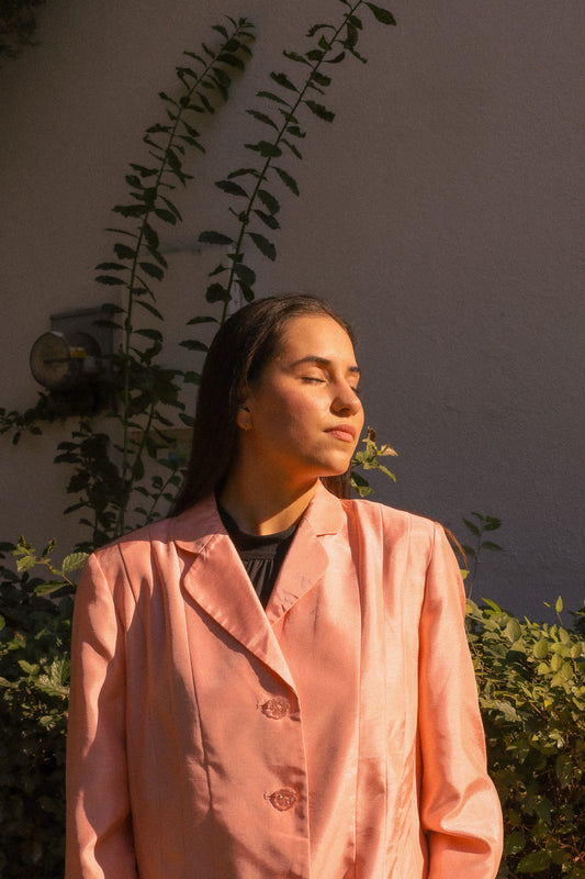 Blazer color salmón