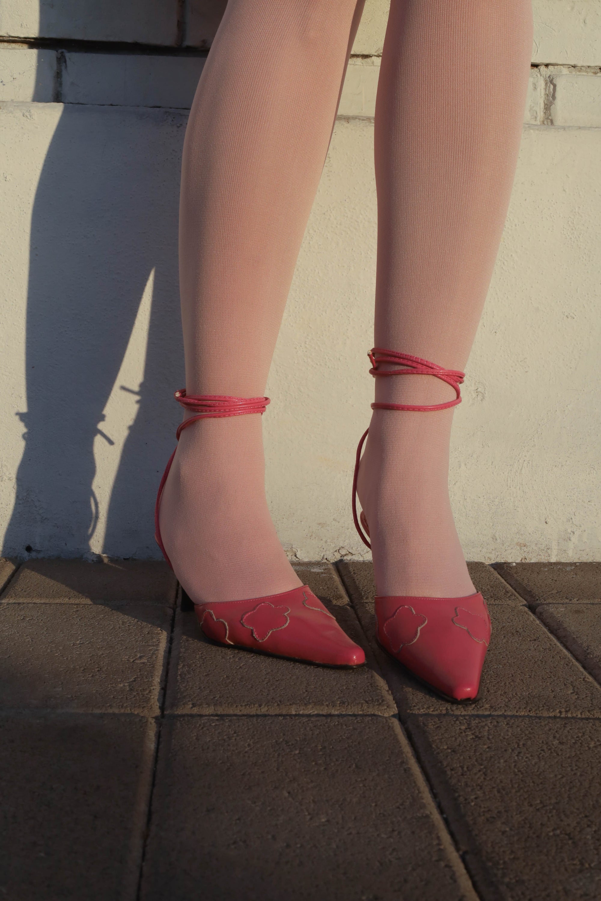 Pink Pointed heels